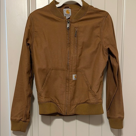 Carhartt Brown Zip-Up Jacket - Picture 1 of 4
